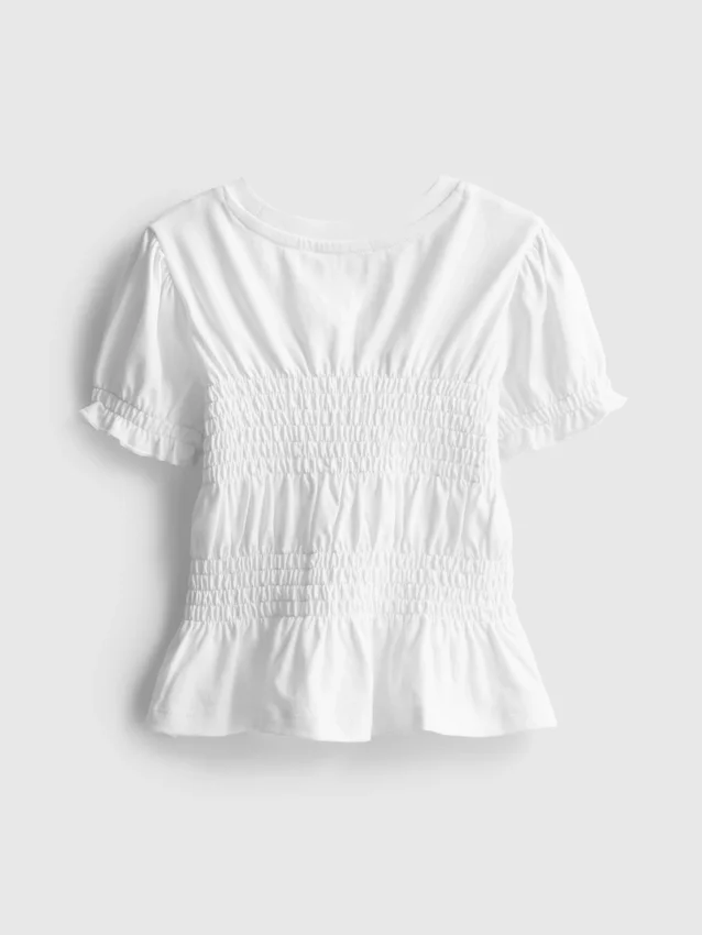 1,5-9 años | Blusa con peplum fruncido