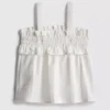 1,5-9 años | Blusa fruncida de seersucker