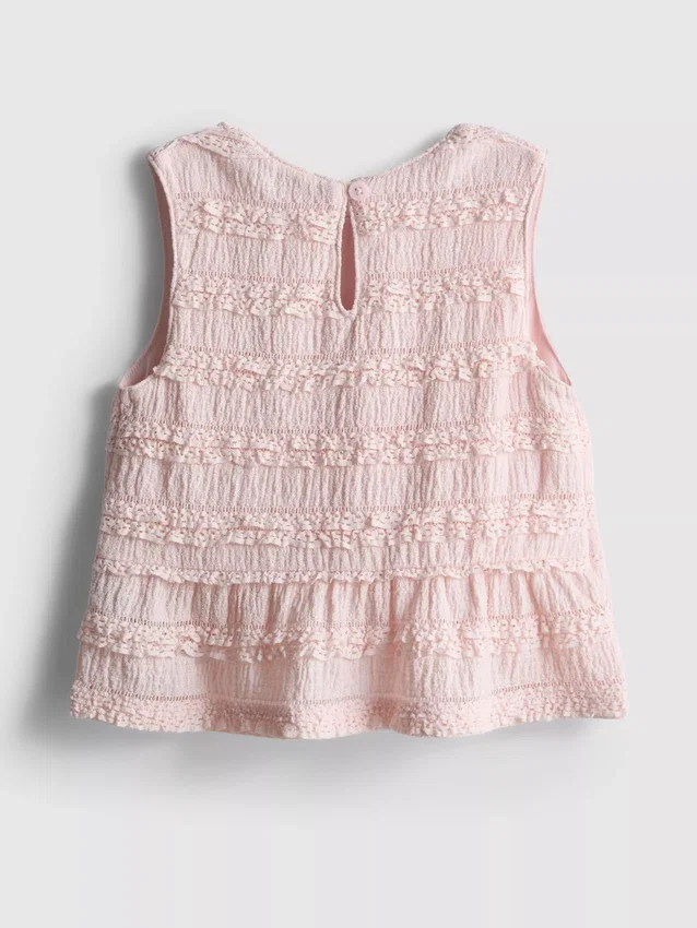 1,5-9 años | Blusa sin mangas con peplum