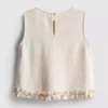 1,5-9 años | Blusa sin mangas con volantes