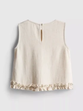 1,5-9 años | Blusa sin mangas con volantes
