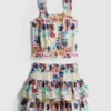 1,5-9 años | Conjunto de blusa de Stitch de Disney y falda Rara