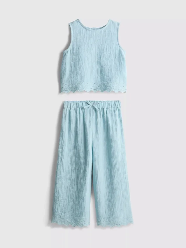 1,5-9 años | Conjunto de blusa sin mangas y pantalones