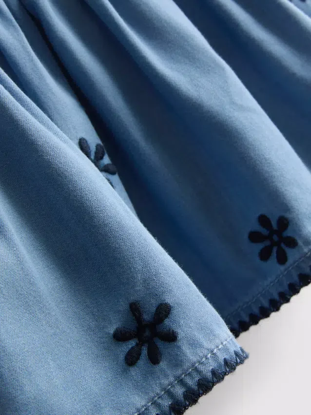 1,5-9 años | Conjunto de blusa y pantalones cortos de cambray