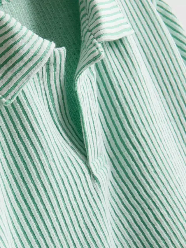 1,5-9 años | Conjunto de camisa a rayas y pantalones cortos
