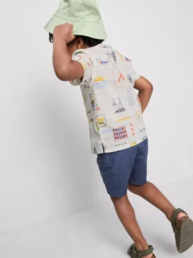 1,5-9 años | Conjunto de camisa estampada y pantalones cortos