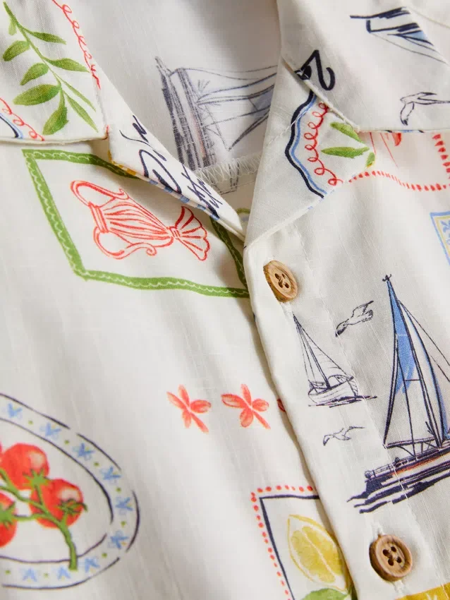 1,5-9 años | Conjunto de camisa estampada y pantalones cortos