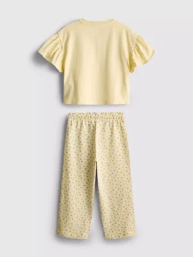 1,5-9 años | Conjunto de camiseta con volantes y pantalones