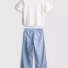1,5-9 años | Conjunto de camiseta con volantes y pantalones