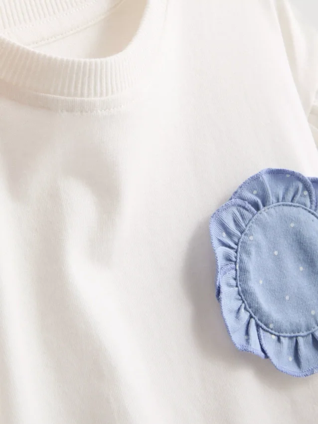 1,5-9 años | Conjunto de camiseta con volantes y pantalones