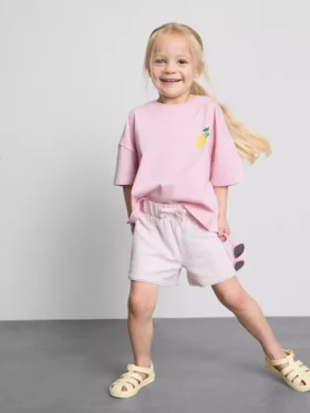 1,5-9 años | Conjunto de camiseta holgada y pantalones cortos