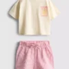 1,5-9 años | Conjunto de camiseta holgada y pantalones cortos