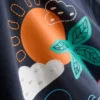 1,5-9 años | Conjunto de camiseta y pantalones cortos con estampado tropical flocado