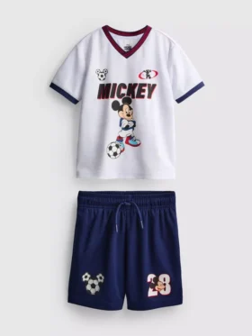 1,5-9 años | Conjunto de camiseta y pantalones cortos de fútbol de Minnie Mouse de Disney