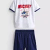 1,5-9 años | Conjunto de camiseta y pantalones cortos de fútbol de Minnie Mouse de Disney