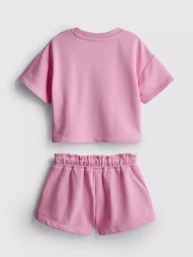 1,5-9 años | Conjunto de camiseta y pantalones cortos de Stitch de Disney