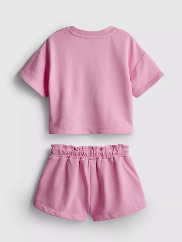 1,5-9 años | Conjunto de camiseta y pantalones cortos de Stitch de Disney
