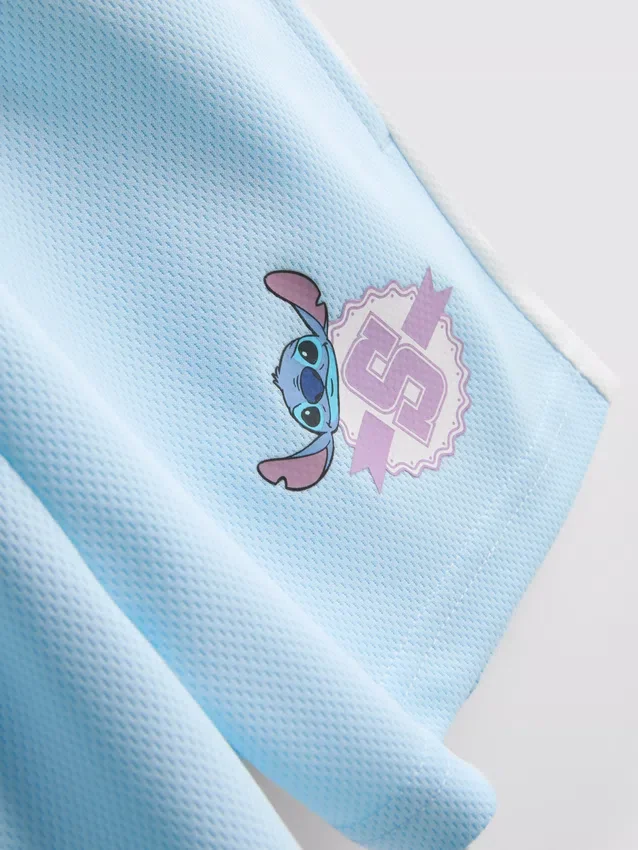 1,5-9 años | Conjunto de camiseta y pantalones cortos de Stitch de Disney