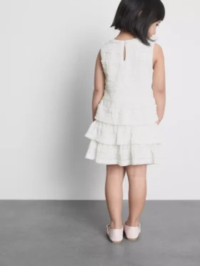 1,5-9 años | Falda-pantalón con volantes y ribete de encaje