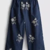 1,5-9 años | pantalones con bordado floral