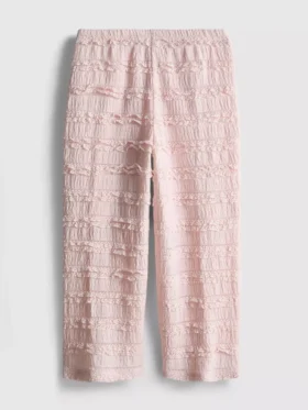 1,5-9 años | Pantalones con volantes y textura arrugada