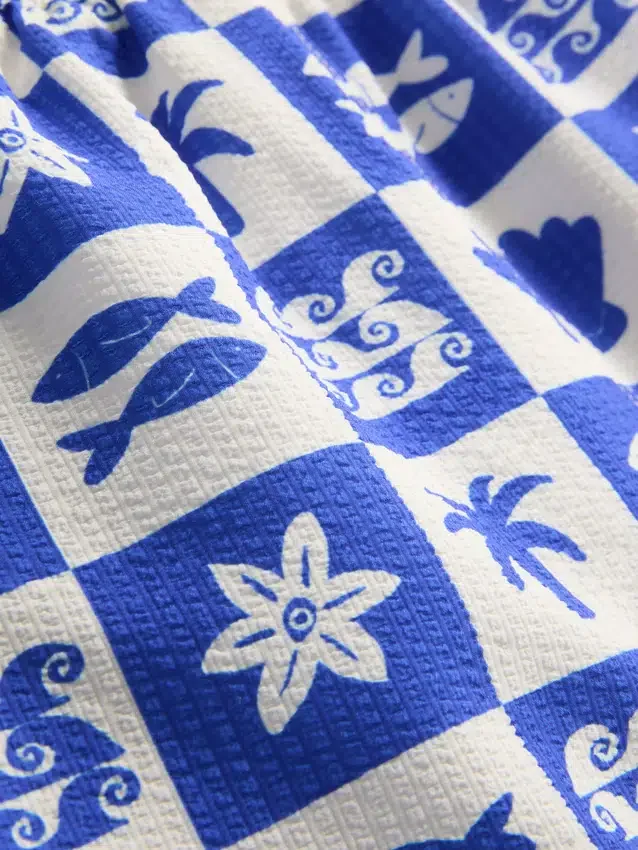1,5-9 años | Pantalones cortos con estampado de azulejos