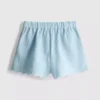 1,5-9 años | Pantalones cortos con ribete festoneado y ojales