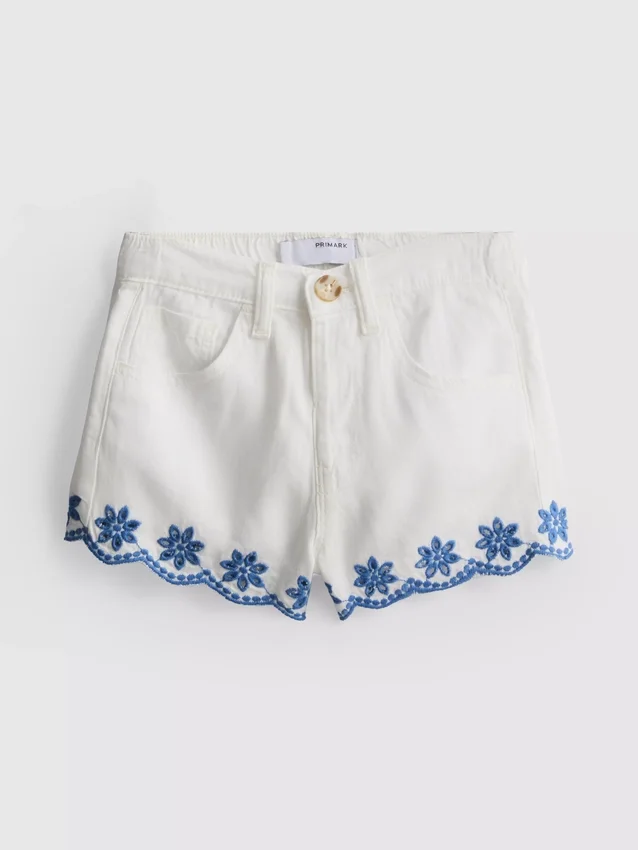 1,5-9 años | pantalones cortos de mezclilla bordados