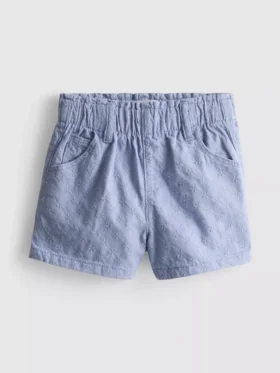1,5-9 años | pantalones cortos de mezclilla con corte paperbag