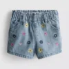 1,5-9 años | pantalones cortos de mezclilla con corte paperbag