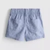 1,5-9 años | pantalones cortos de mezclilla con corte paperbag