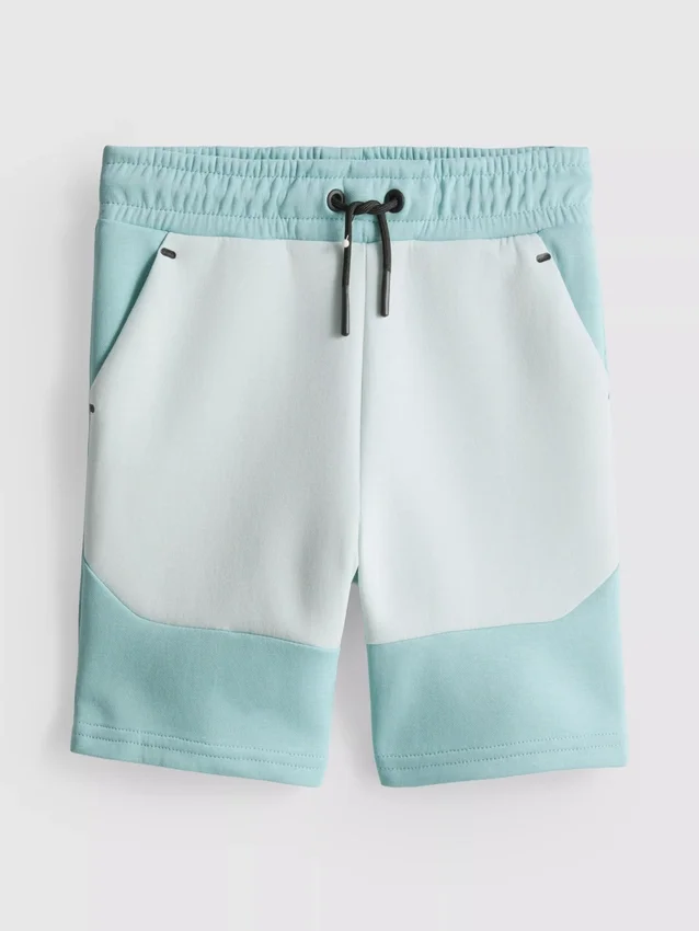1,5-9 años | pantalones cortos de sudadera con tejido laminado