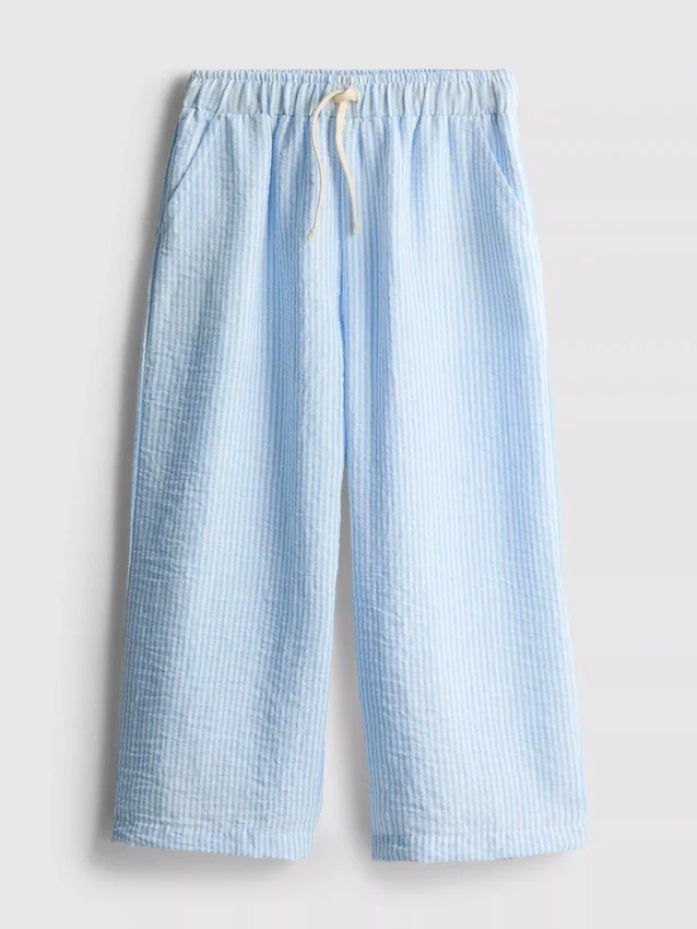 1,5-9 años | Pantalones de seersucker a rayas