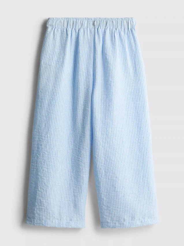 1,5-9 años | Pantalones de seersucker a rayas