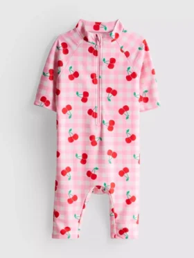 1,5-9 años | Traje de baño con diseño de cerezas