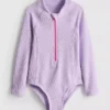 1,5-9 años | Traje de baño de manga larga con textura