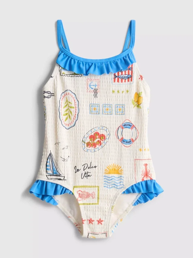 1,5-9 años | Traje de baño tipo postal
