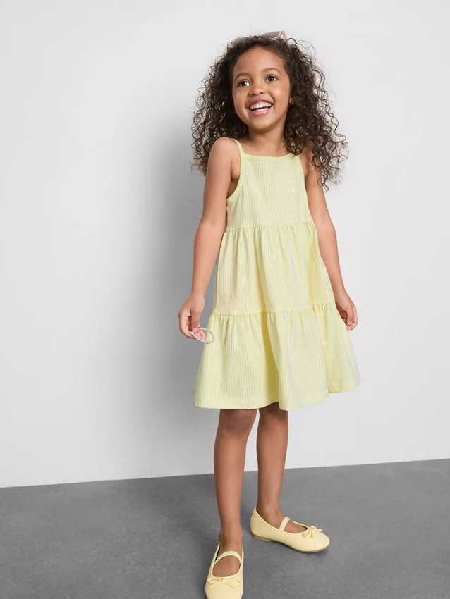 1,5-9 años | vestido con tirantes y volantes