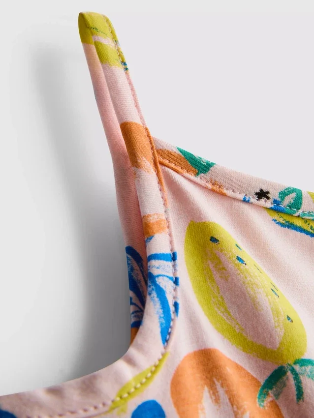 1,5-9 años | vestido con tirantes y volantes