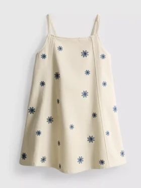 1,5-9 años | vestido de mezclilla bordado