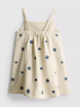 1,5-9 años | vestido de mezclilla bordado