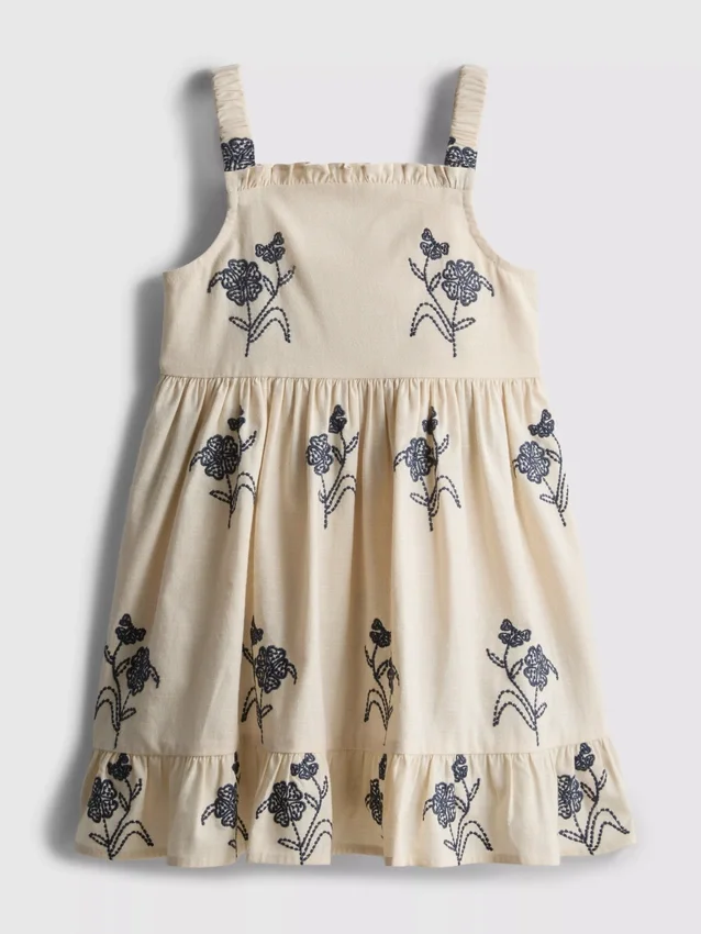 1,5-9 años | vestido floral fruncido en capas