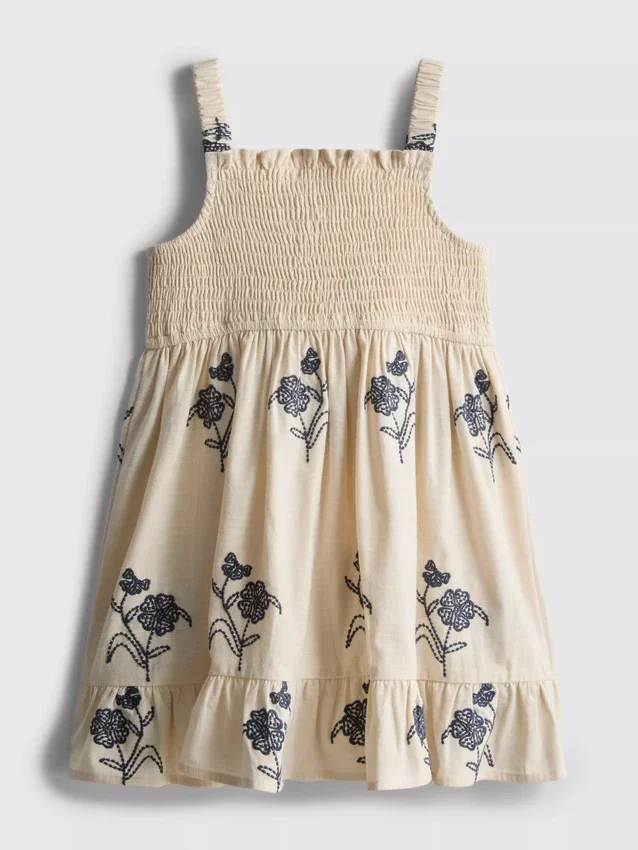 1,5-9 años | vestido floral fruncido en capas