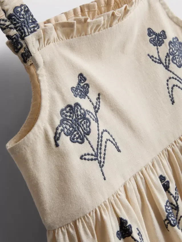 1,5-9 años | vestido floral fruncido en capas