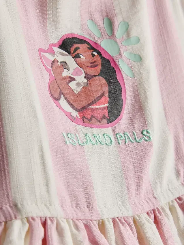 1,5-9 años | Vestido tipo camisola con volantes de Moana de Disney