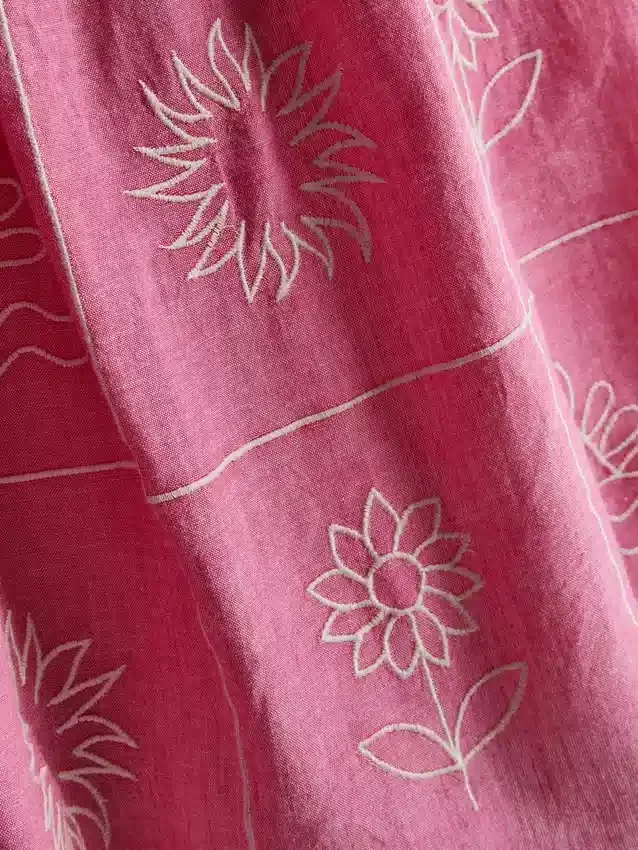 1,5-9 años | Vestido tipo camisola de cambray bordado