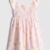 1,5-9 años | Vestido tipo smock con estampado de limones