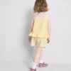 1-9 años | Conjunto de blusa con peplum y pantalones cortos