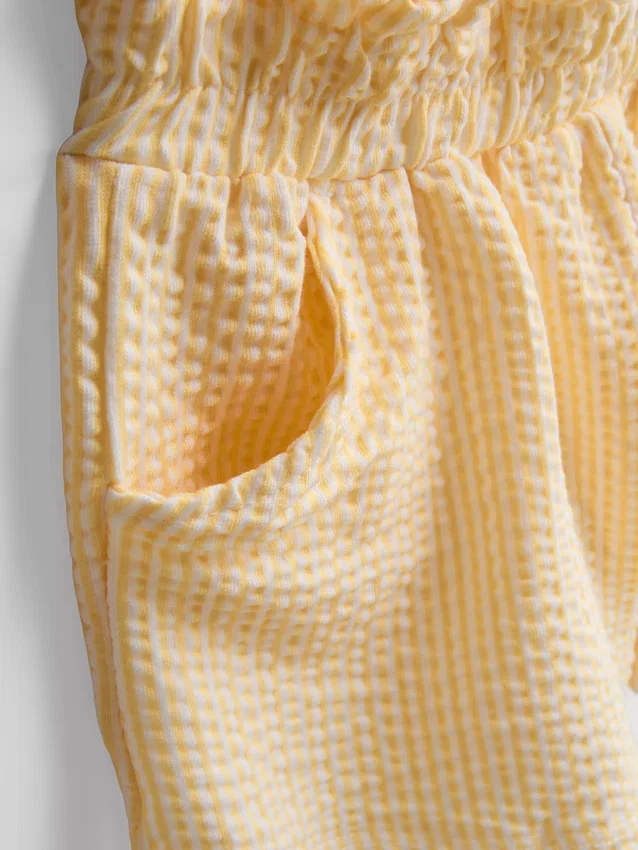 1-9 años | Conjunto de blusa con peplum y pantalones cortos