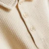 1-9 años | Conjunto de camisa de polo y pantalones cortos con textura